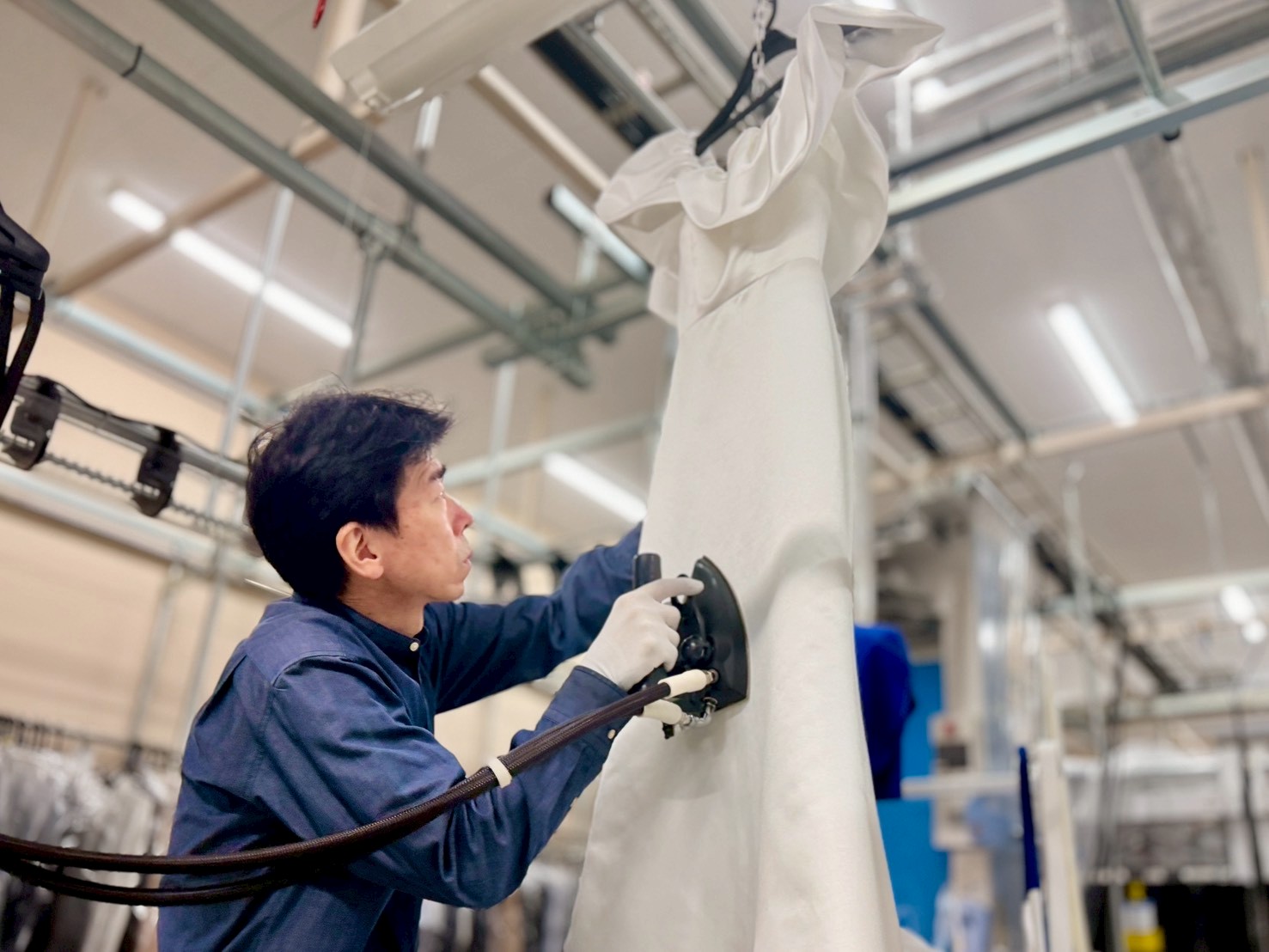 ウェディングドレスのクリーニング